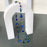 Gold Filled Lapis, Aventurine, Azurite Necklace OOAK