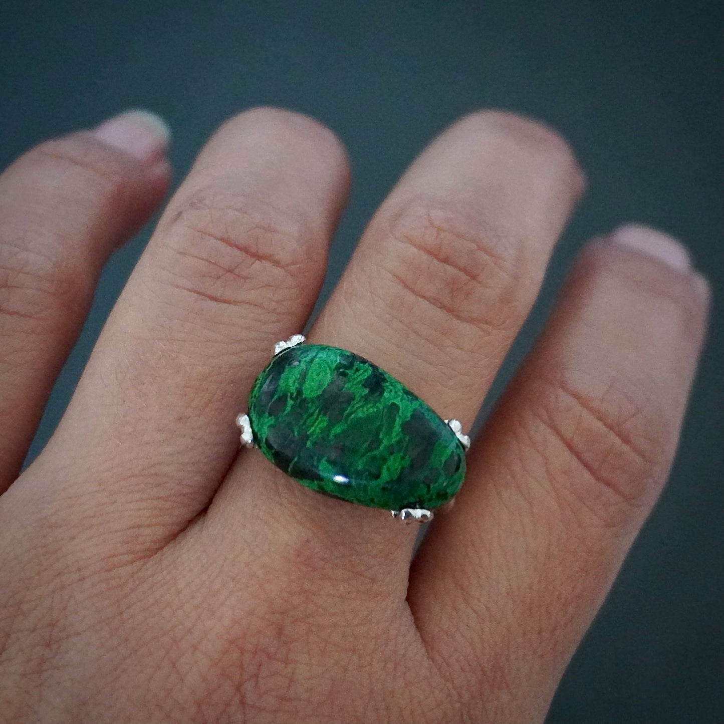 Sterling Silver Maw Sit Sit Era Ring