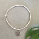 sterling silver bead Bracelet 5 options