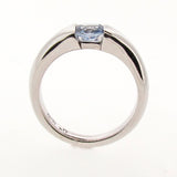 White Gold Ceylon Sapphire 'Comfort' Engagement Ring