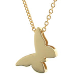 Yellow Gold 'Butterfly' Pendant
