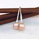 Sterling Silver Pearl 'MediumDrop' Earrings