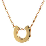 Yellow Gold 'Horse Shoe' Pendant