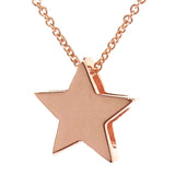 Rose Gold 'Medium Star' Pendant