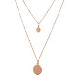 Rose Gold Small Eclipse Pendant