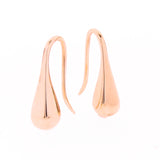 Rose Gold 'Droplet' earrings