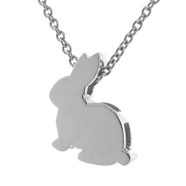 Sterling Silver Big Bunny Pendant