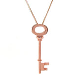 Rose Gold Key Pendant
