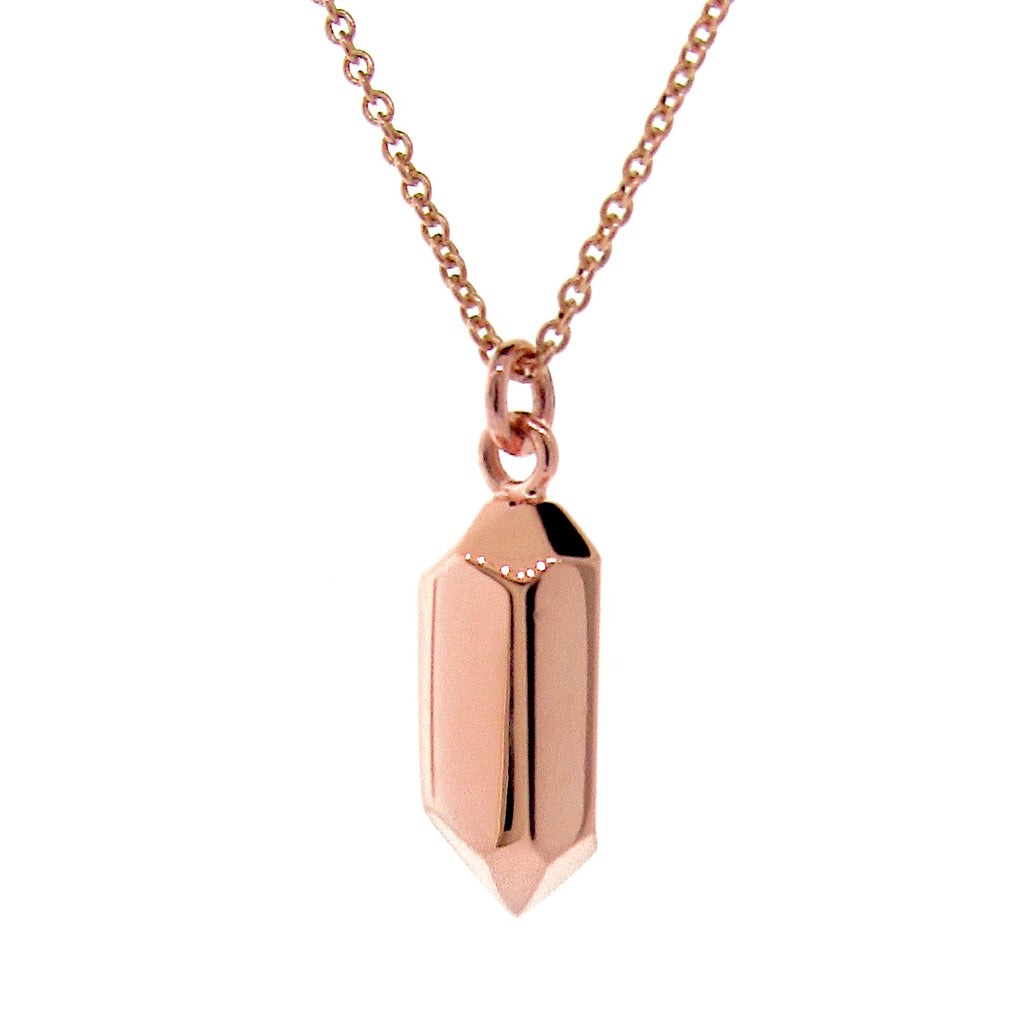 Rose Gold Medium Crystal Pendant