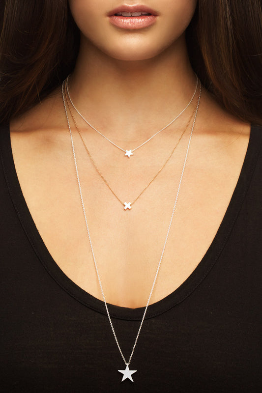 Rose Gold and silver 'Baby Kiss' Necklace or Anklet