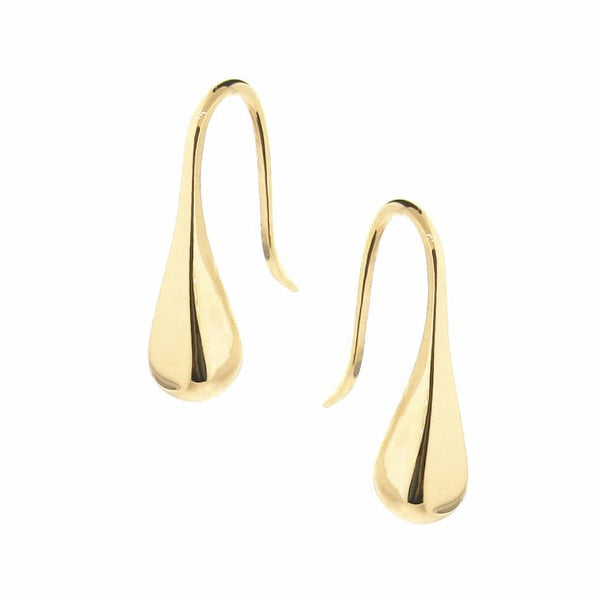 Yellow Gold 'Droplet' earrings