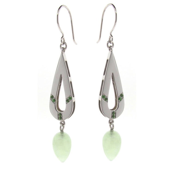 brave new warrior earrings in green