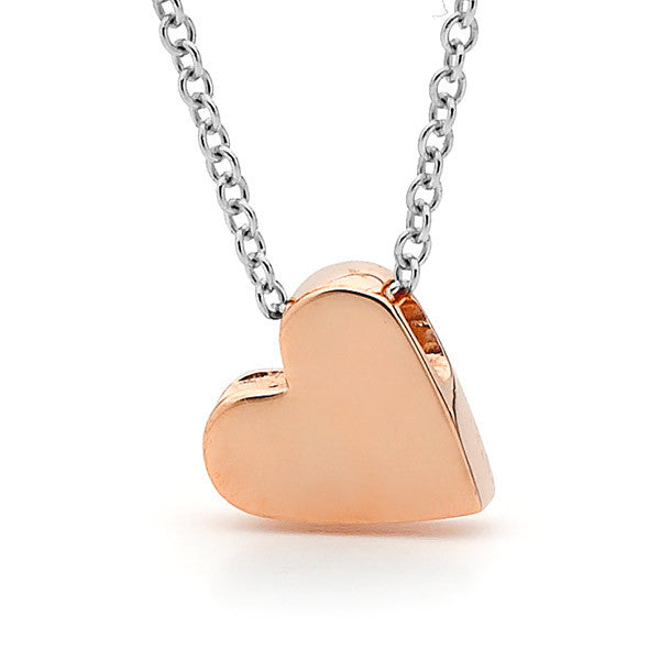 Rose Gold and silver 'Baby Heart' Necklace or Anklet
