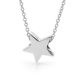 Rose and White gold 'Baby Star' and 'Heart' Necklace