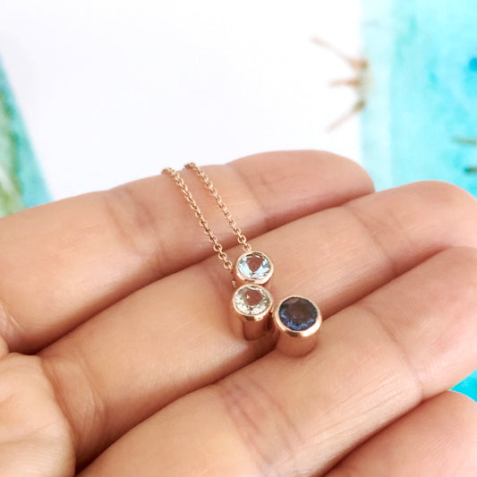 Rose Gold Ocean Small Bubble Pendant only