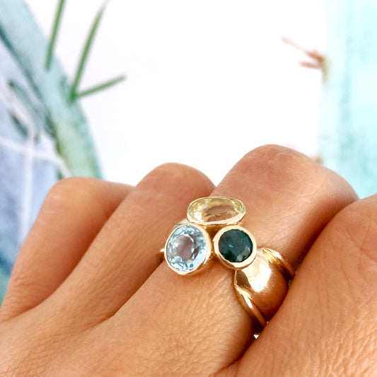 Yellow gold Spring Trinity Ring