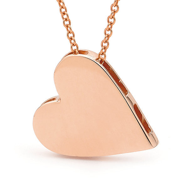 Rose Gold Large Heart Pendant