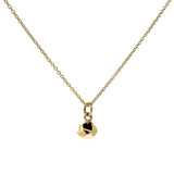 Yellow Gold Small Chubby Crystal Pendant