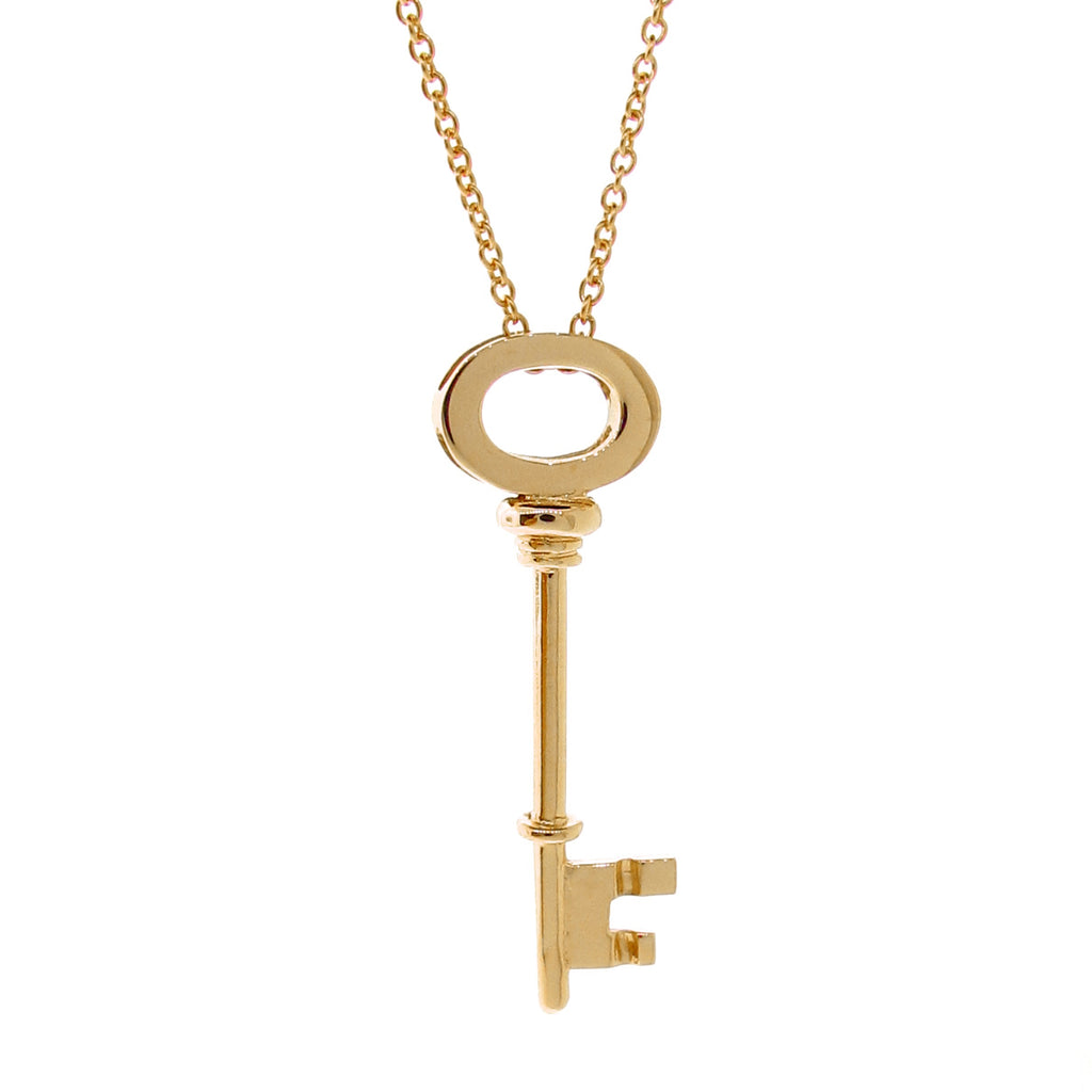 Yellow Gold Key Pendant