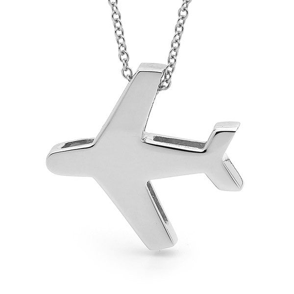 Sterling Silver Aeroplane Pendant