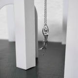 Sterling silver dancing female  Necklace