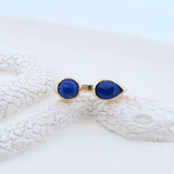 9ct Yellow Gold Lapis Embrace Ring