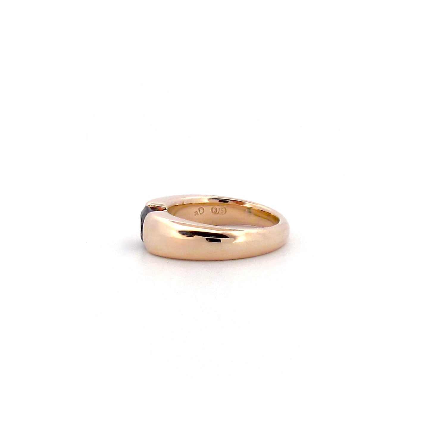 Yellow Gold Green Blue Sapphire Cove Ring