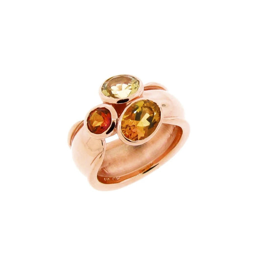 Rose gold Autumn Trinity Ring