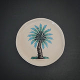 Summer Palm Tree Ceramic plate