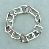 Sterling Silver Heavy handmade Bracelet 20cm