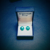 Rose Gold small 'Era' Laspis drop earrings