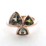 Rose gold Forrest 'Trilliant Trinity' Ring
