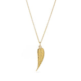 Yellow Gold Baby Cebu Blue Leaf Pendant