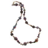Black Freshwater Pearl Tears from the Moon Necklace