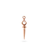 Rose Gold Moon Pendulum Charm