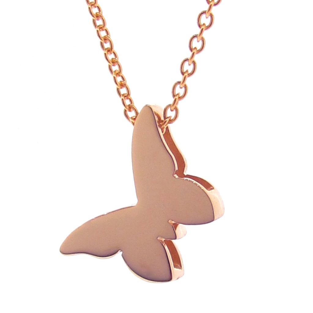 Rose Gold 'Butterfly' Pendant