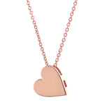 Rose Gold Medium Heart Pendant