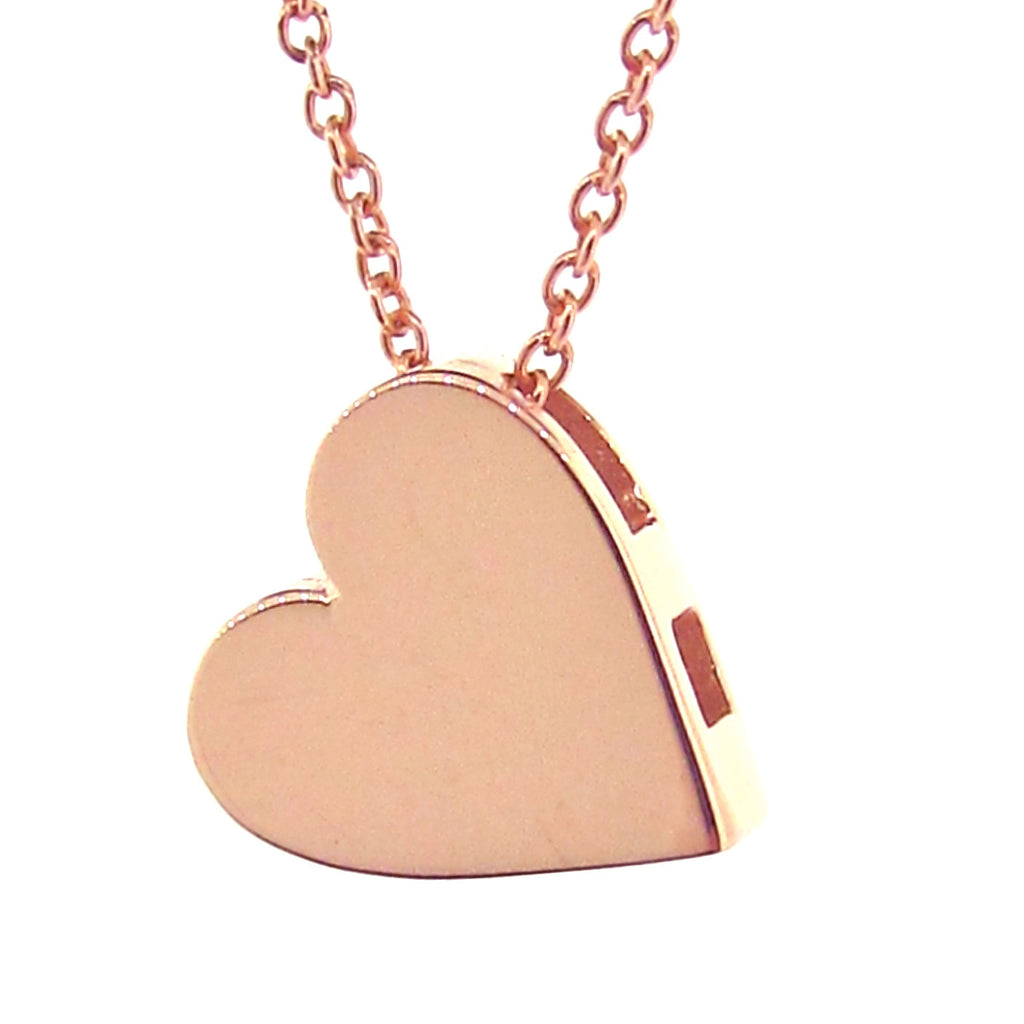 Rose Gold Medium Heart Pendant