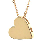 Yellow Gold Medium Heart Pendant