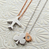 White Gold 'Aeroplane' Pendant