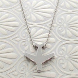 White Gold 'Aeroplane' Pendant