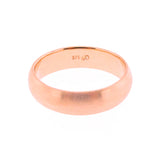 9ct Rose Gold Mens Wedding Band