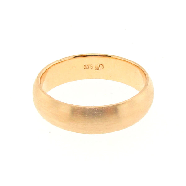 9ct Yellow Gold Mens Wedding Band