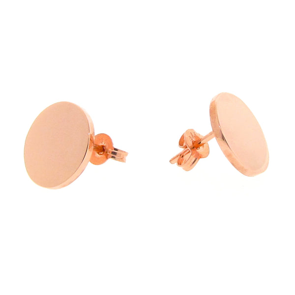 Rose Gold Medium Eclipse stud Earrings
