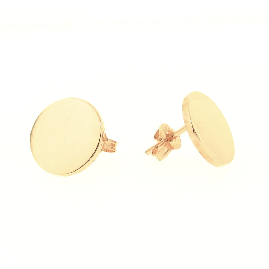 Yellow Gold Medium Eclipse stud Earrings