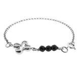 Silver Onyx Luck Bracelet