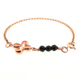 Rose Gold Onyx Luck Bracelet