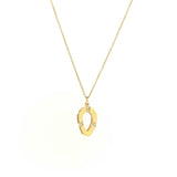 yellow gold diamond rock solid pendant