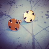Silver Four Corners of the Earth studs