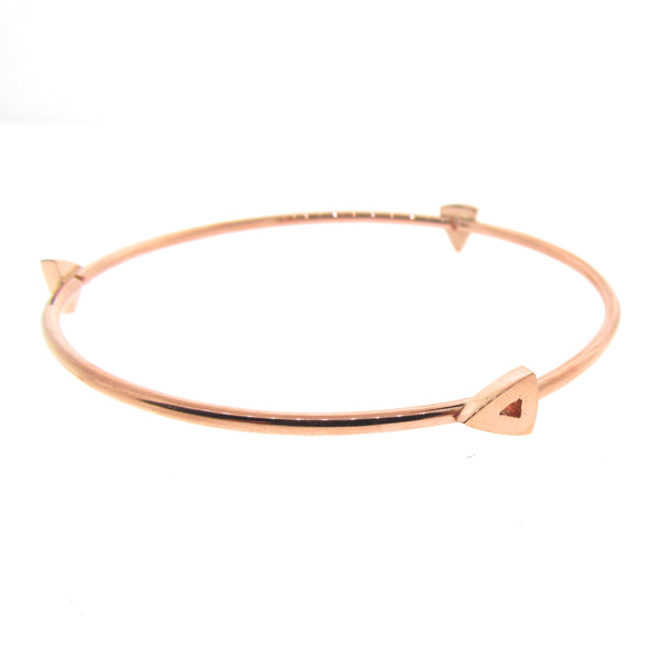 Rose Gold Arrow Heads Bangle
